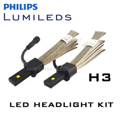 H3 Philips Lumileds LUXEON Headlight LED Kit - 2500 Lumens